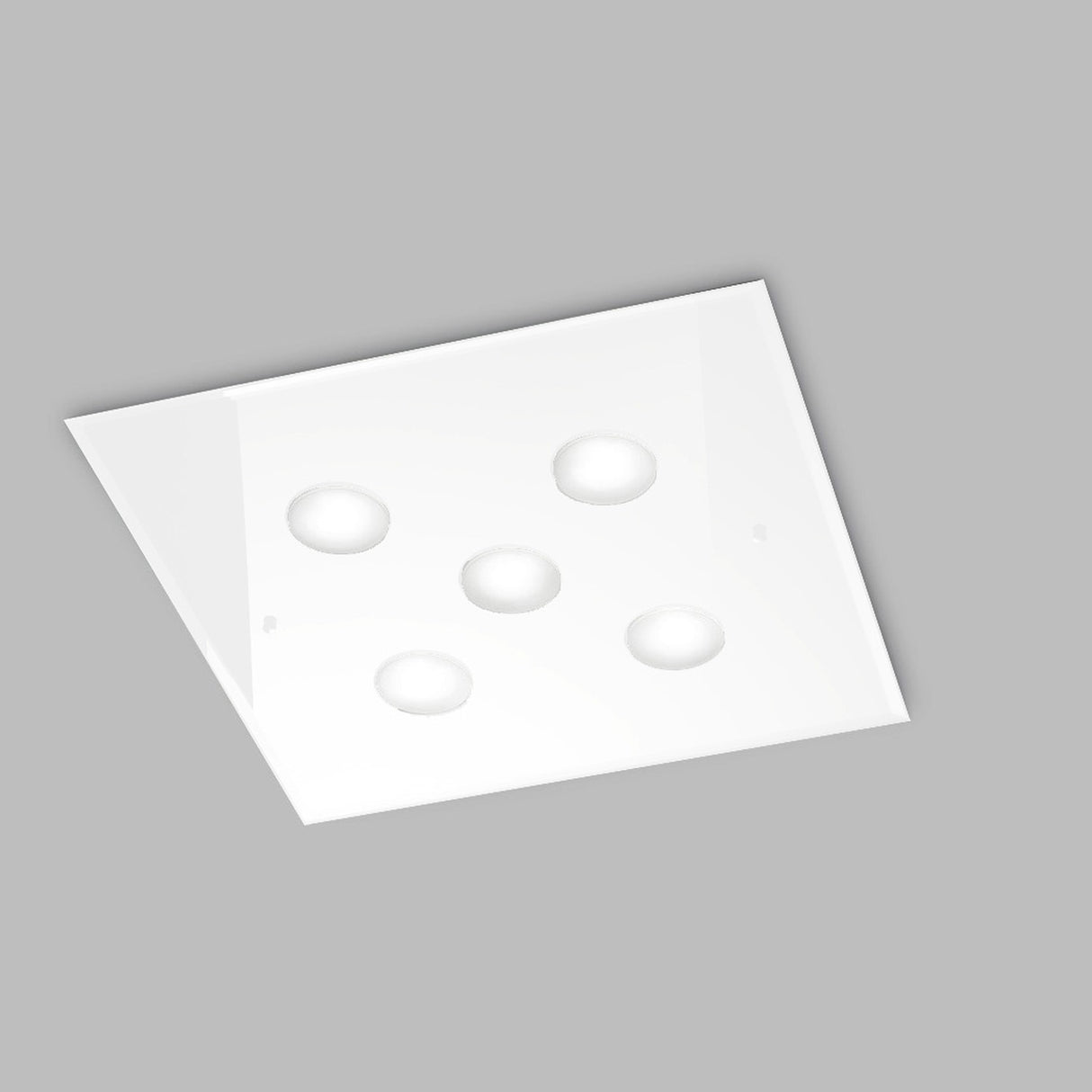 Dado 5 Light Glass Ceiling Light