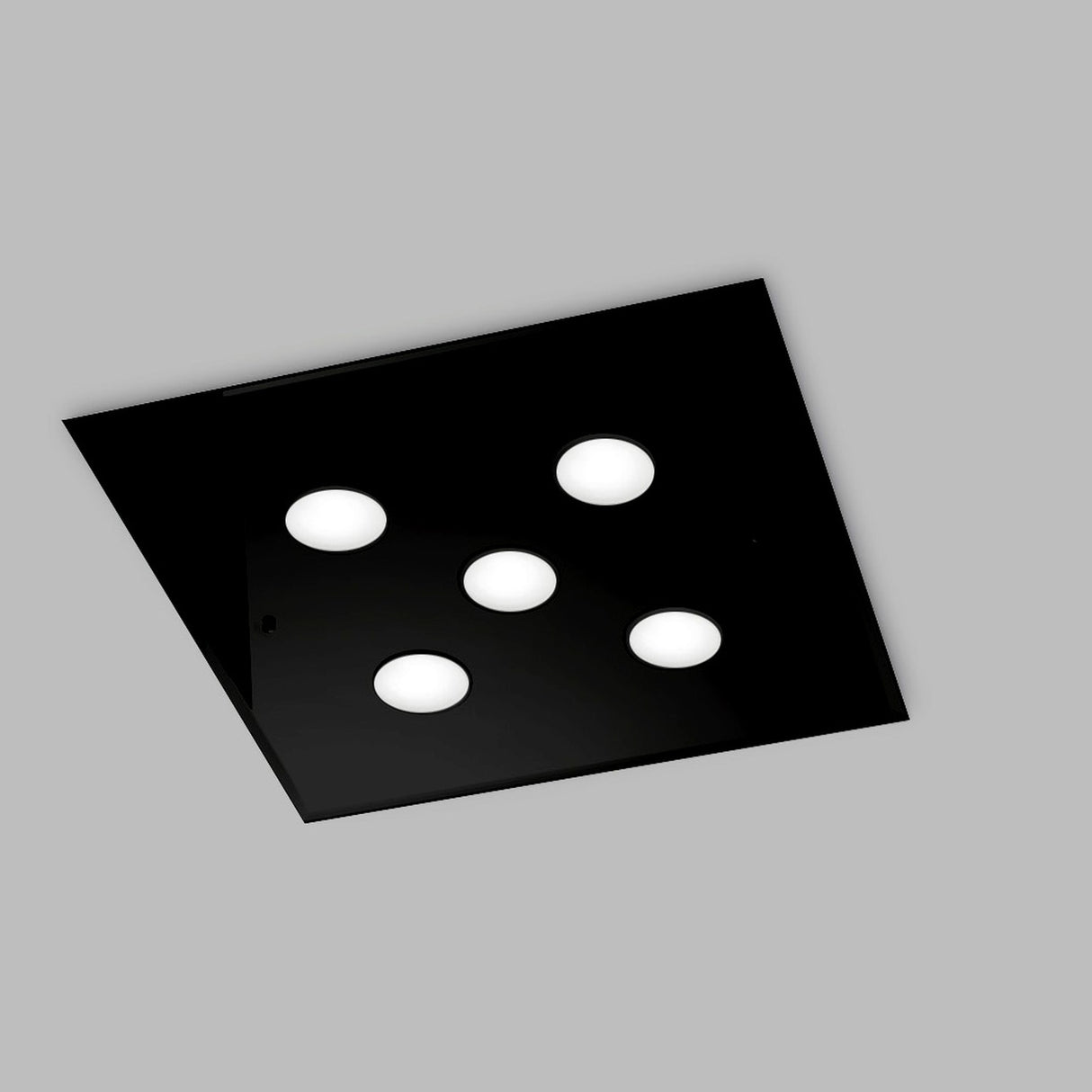 Dado 5 Light Glass Ceiling Light