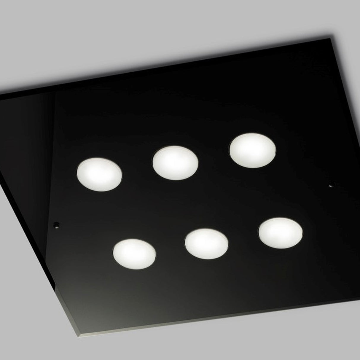 Dado 6 Light Glass Ceiling Light