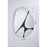 Pebbles Sculpted Boulder Wall Mirror 125cm