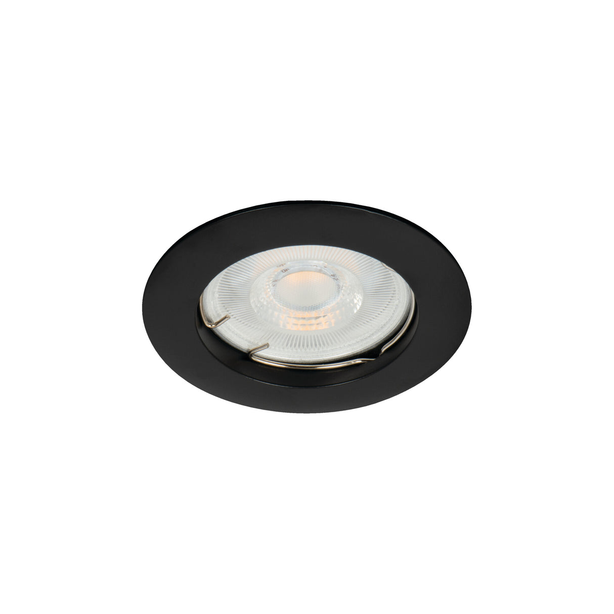 Vidi B 5514 GX5.3 Round Recessed Downlight - Black Matt