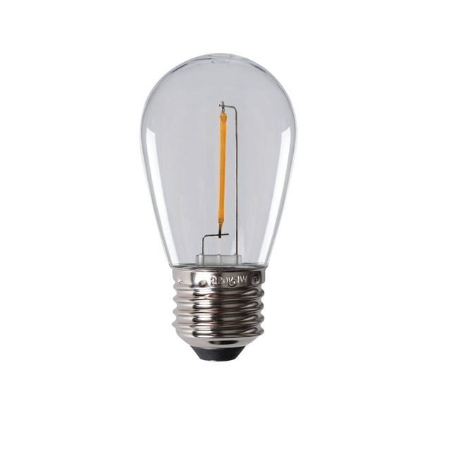 E27 Golf Ball 0.5W Filament LED Bulb - Warm White