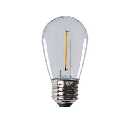 E27 Golf Ball 0.5W Filament LED Bulb - Cool White
