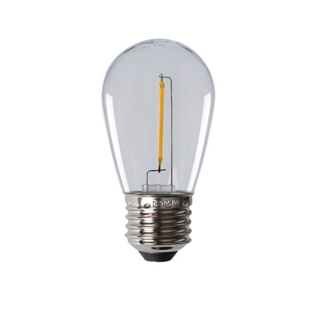 E27 Golf Ball 0.5W Filament LED Bulb - Cool White