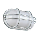 Tumen Glass Outdoor Wall Light – Galvanised