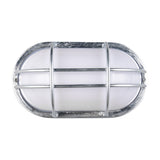 Tumen Glass Outdoor Wall Light – Galvanised