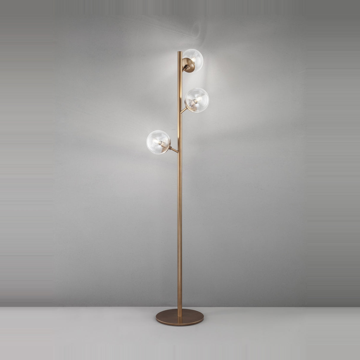 Global 3 Light Globe Floor Lamp