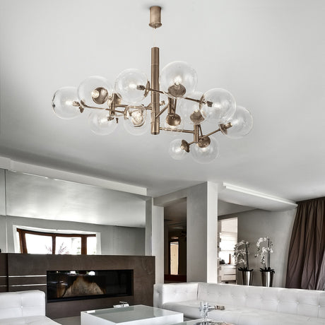 Global 16 Light Bubble Chandelier