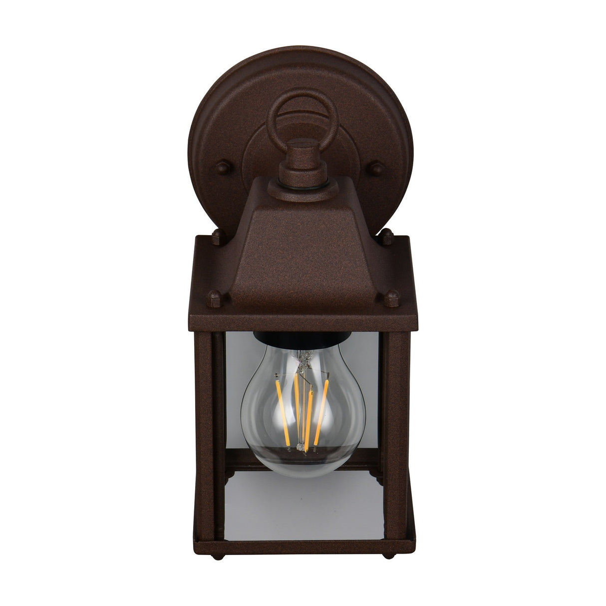 Mirande Lantern Outdoor Wall Light – Rust