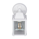 Mirande Lantern Outdoor Wall Light – Matt White