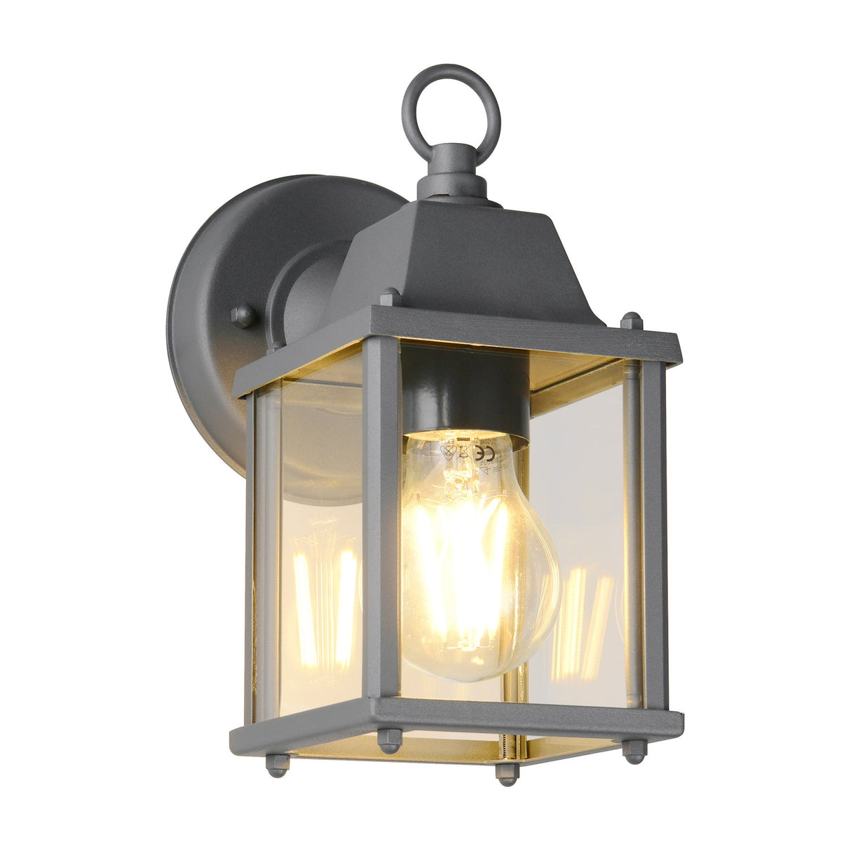 Mirande Lantern Outdoor Wall Light – Anthracite