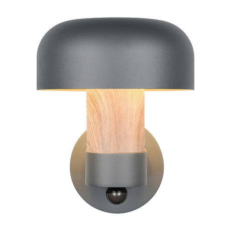 Fraser PIR Outdoor Wall Light – Wood Effect