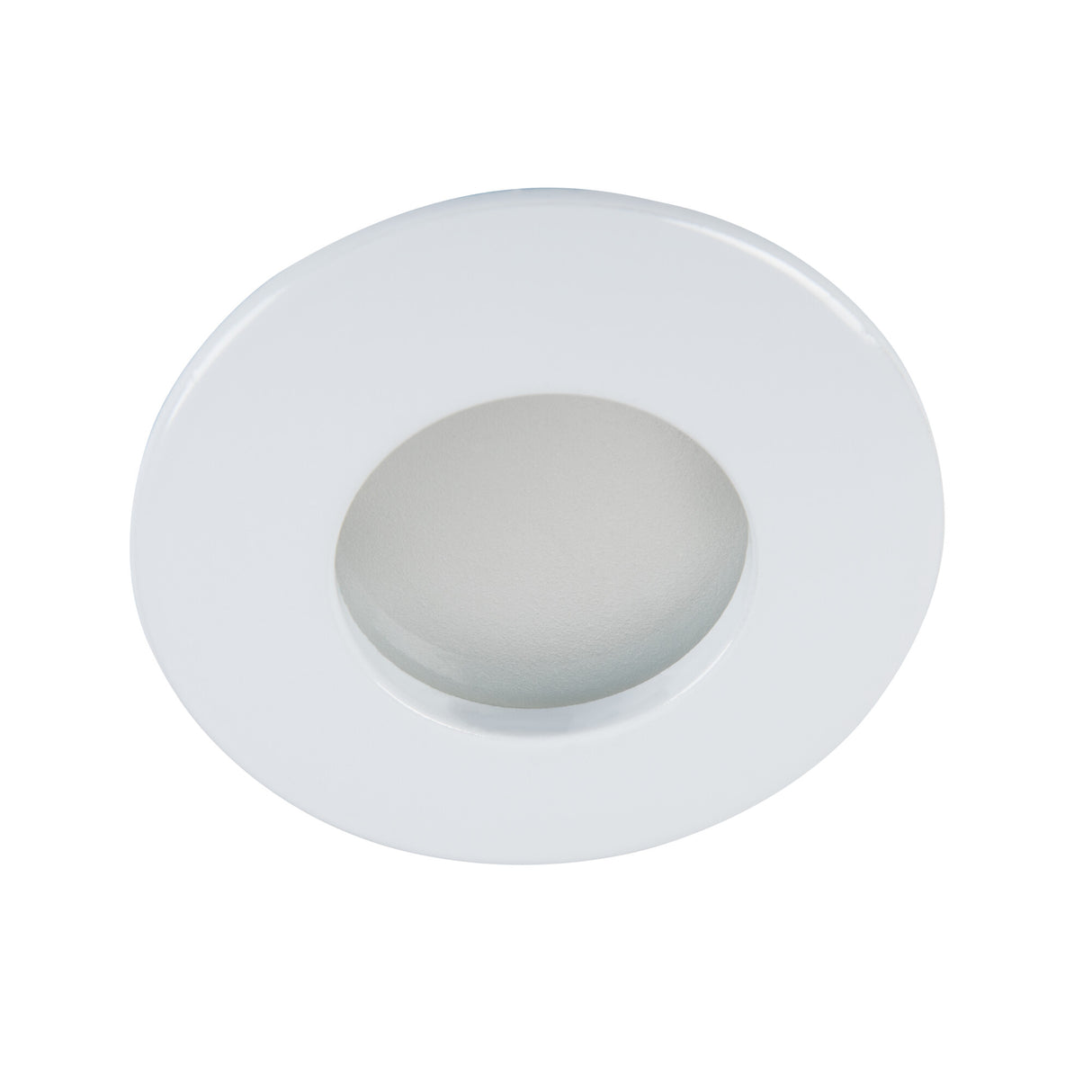 Qules Round GU10 Recessed Downlight IP44 - White