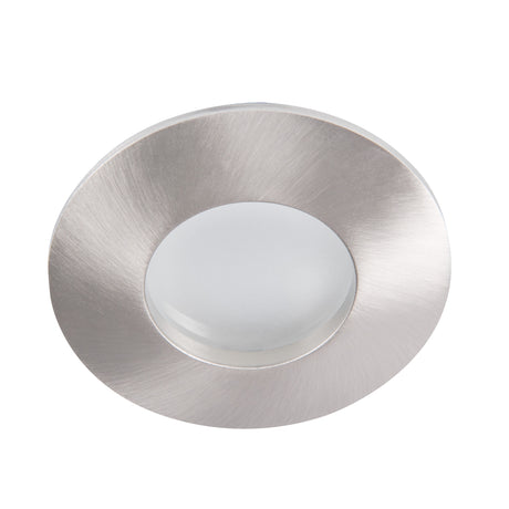 QULES AC O-C/M Round Recessed GU10 Downlight IP44 - Matt Chrome
