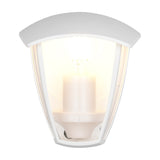 Venta Lantern Outdoor Wall Light – Matt White