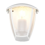 Venta Lantern Outdoor Wall Light – Matt White