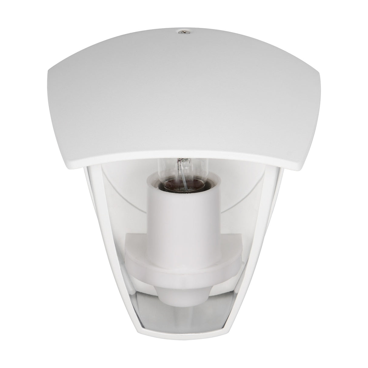 Venta Lantern Outdoor Wall Light – Matt White
