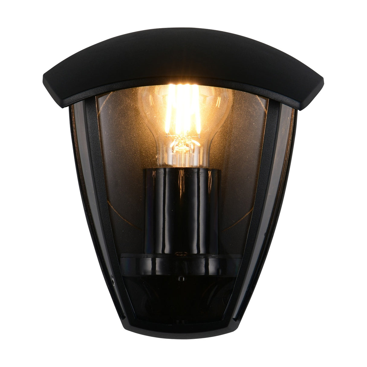 Venta Lantern Outdoor Wall Light – Matt Black