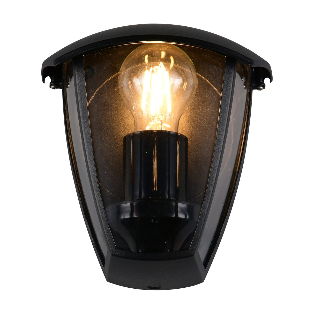 Venta Lantern Outdoor Wall Light – Matt Black