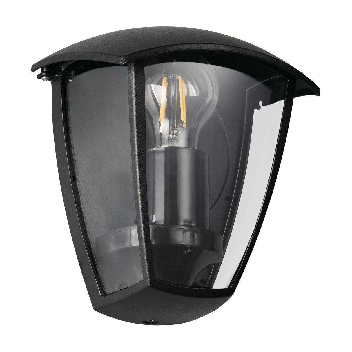 Venta Lantern Outdoor Wall Light – Matt Black