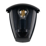 Venta Lantern Outdoor Wall Light – Matt Black