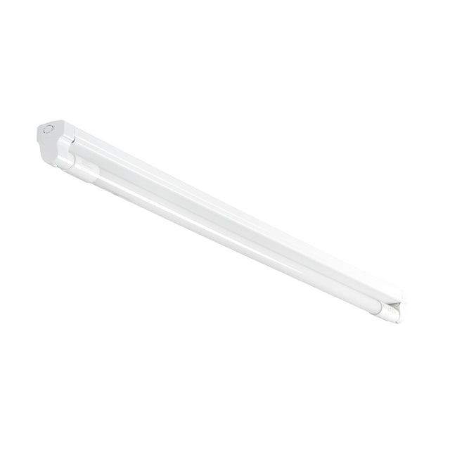 Single 4ft T8 LED Batten Fitting - White