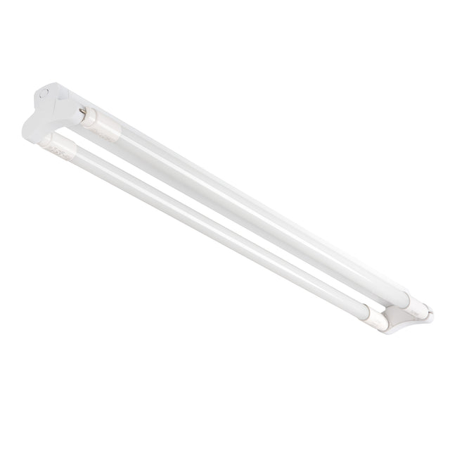 Twin 5ft T8 LED Batten Fitting - White