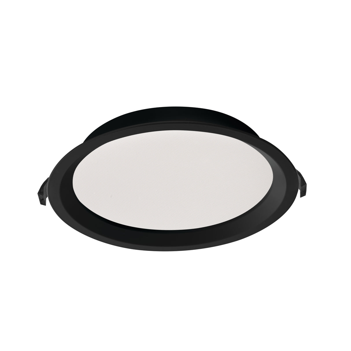 Tiberi 23-29W Recessed LED Downlight Colour Selectable Ø230 90 deg - Black