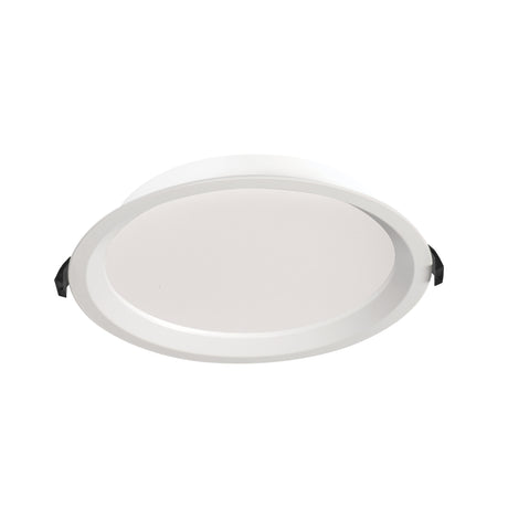 Tiberi 23-29W Colour Selectable Recessed Downlight Ø230 90 deg - White