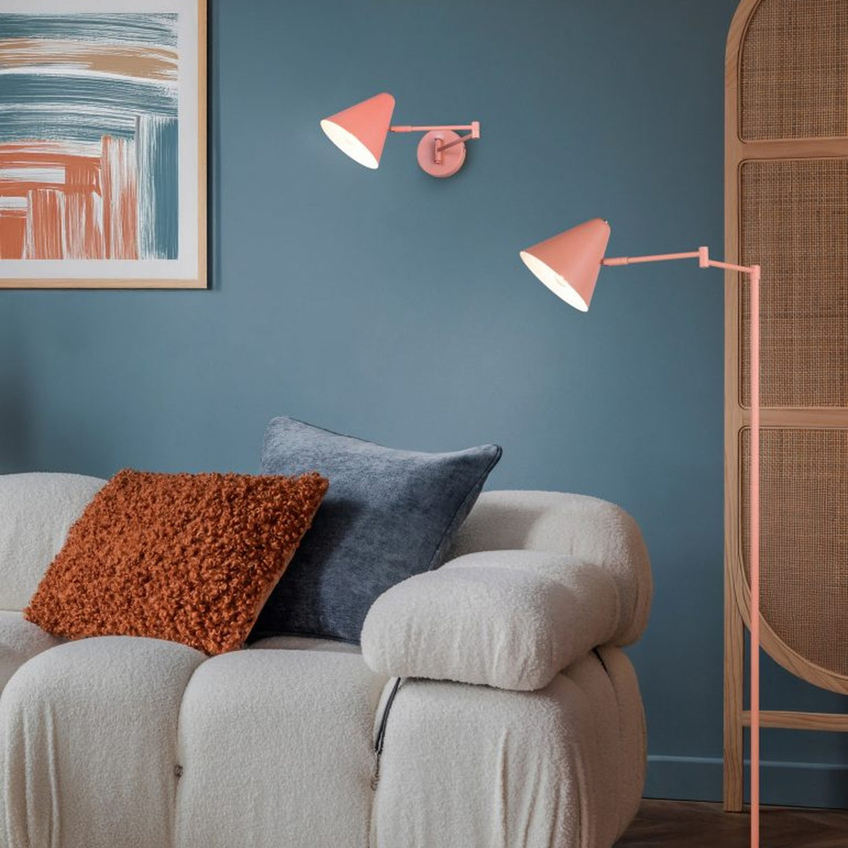 Cosima Cone Wall Light – Orange