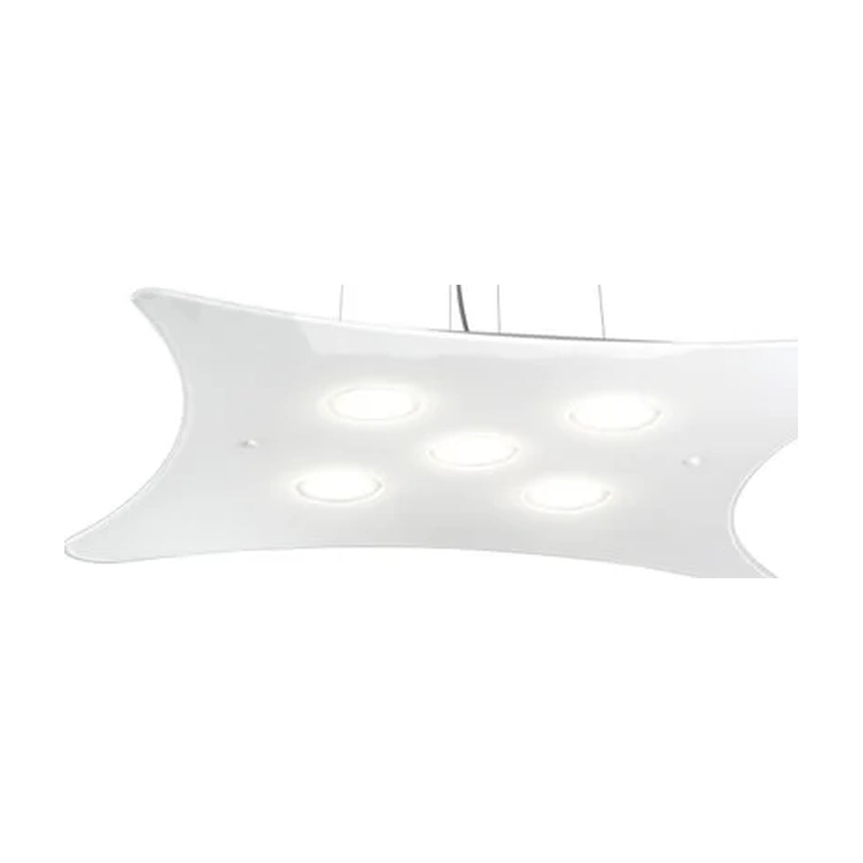 Manta 4 Light Glass Pendant Light