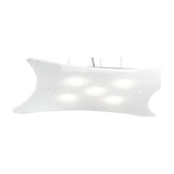 Manta 4 Light Glass Pendant Light