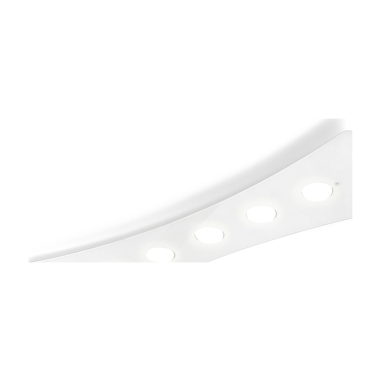 Manta 5 Light Glass Ceiling Light 110cm