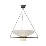 Virello LED Alabaster Single Pendant Light – Brushed Brass & Soft White