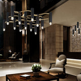 Raster 13 Light Cylinder Chandelier