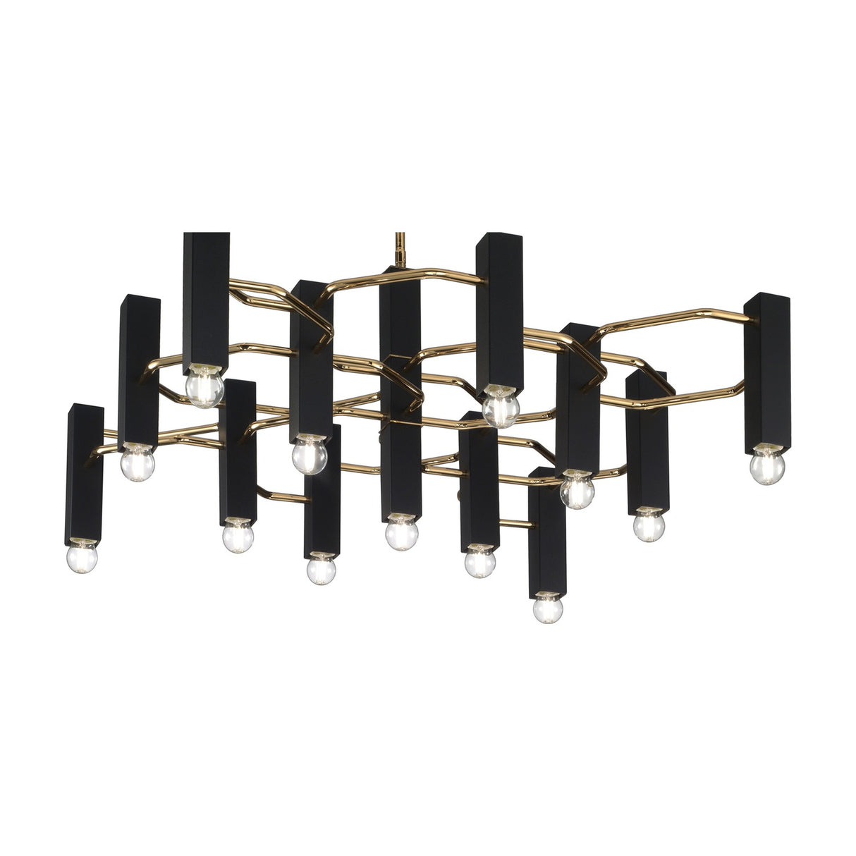 Raster 13 Light Cylinder Chandelier