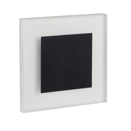 APUS 0.8W 12V LED Step Light Warm White - Black