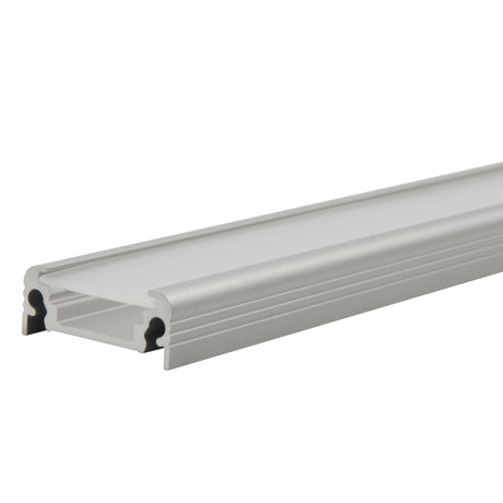 2m LED Profile Channel Type D - 10 Pack - Anodised