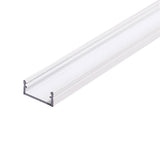 Type J 2m Surface LED Profile Channel White - 10 Pack