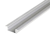 2m K LED Profile Channel Anodised - 10 Pack