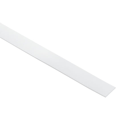 1m Surface LED Profile Channel White - Black F White 1M