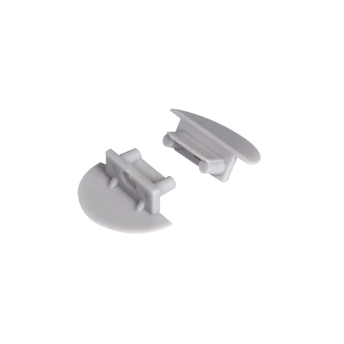 LED Profile End Cap 2 Pack K - Grey