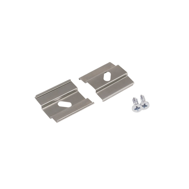 LED Profile End Handle 2 Pack H - Aluminium
