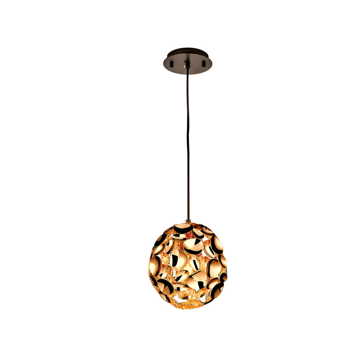 Narisa 1 Light Pendant - Rose Gold