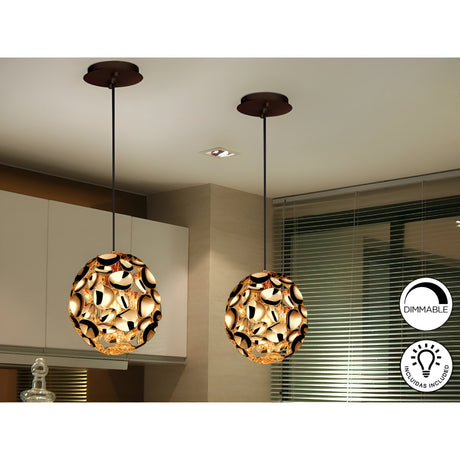 Narisa 1 Light Pendant - Rose Gold