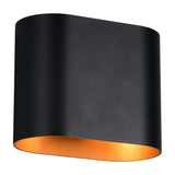 Alani Up Down Wall Light – Black & Gold