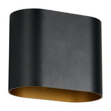 Alani Up Down Wall Light – Black & Gold
