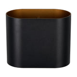 Alani Up Down Wall Light – Black & Gold