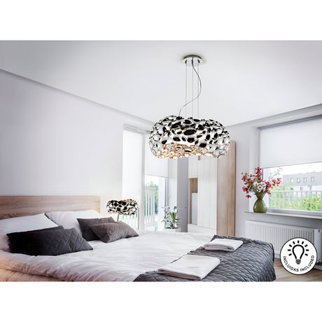 Narisa 5 Light Pendant - Chrome