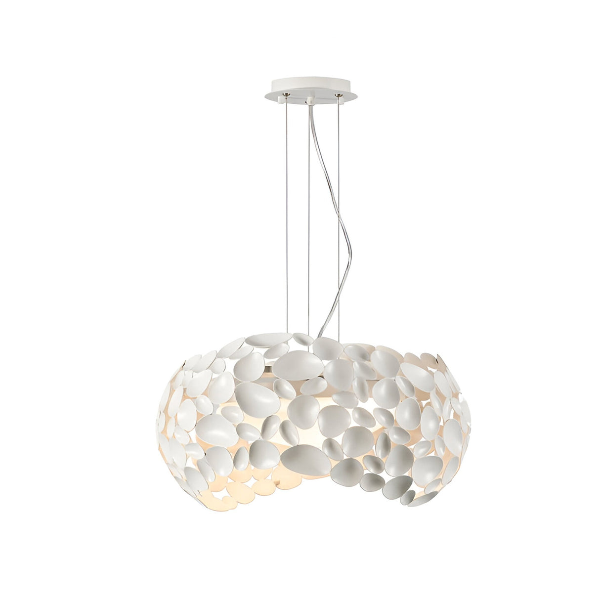 Narisa 5 Light Pendant - White
